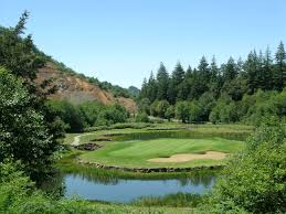 Salmon Run Golf Course | 3-1/2 miles up South Bank Chetco River Rd. from Ocean Suites Motel, Brookings, Oregon