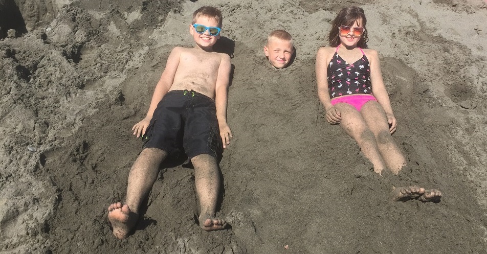 Fun in the sun at Sporthaven Beach, Brookings, Oregon