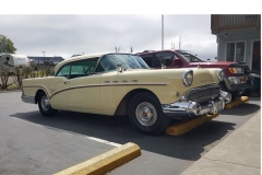 Guest drove their 1956 Buick all the way from Washington state to Ocean Suites Motel, Brookings Oregon