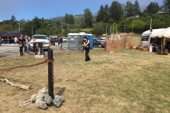 Pirate Festival August, 2016 | Bull-Whip demonstration, Port of Brookings Harbor, Oregon.